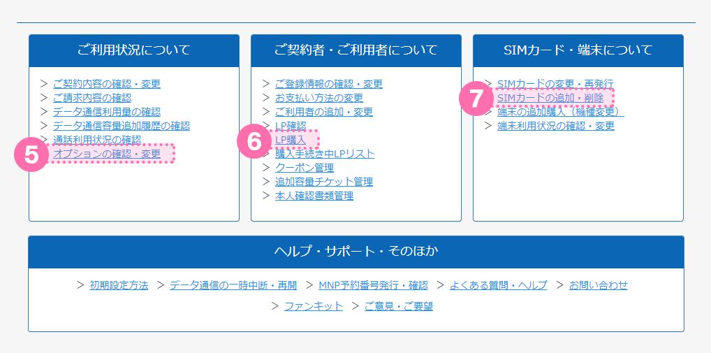 マイページについて リンクスメイト Linksmate