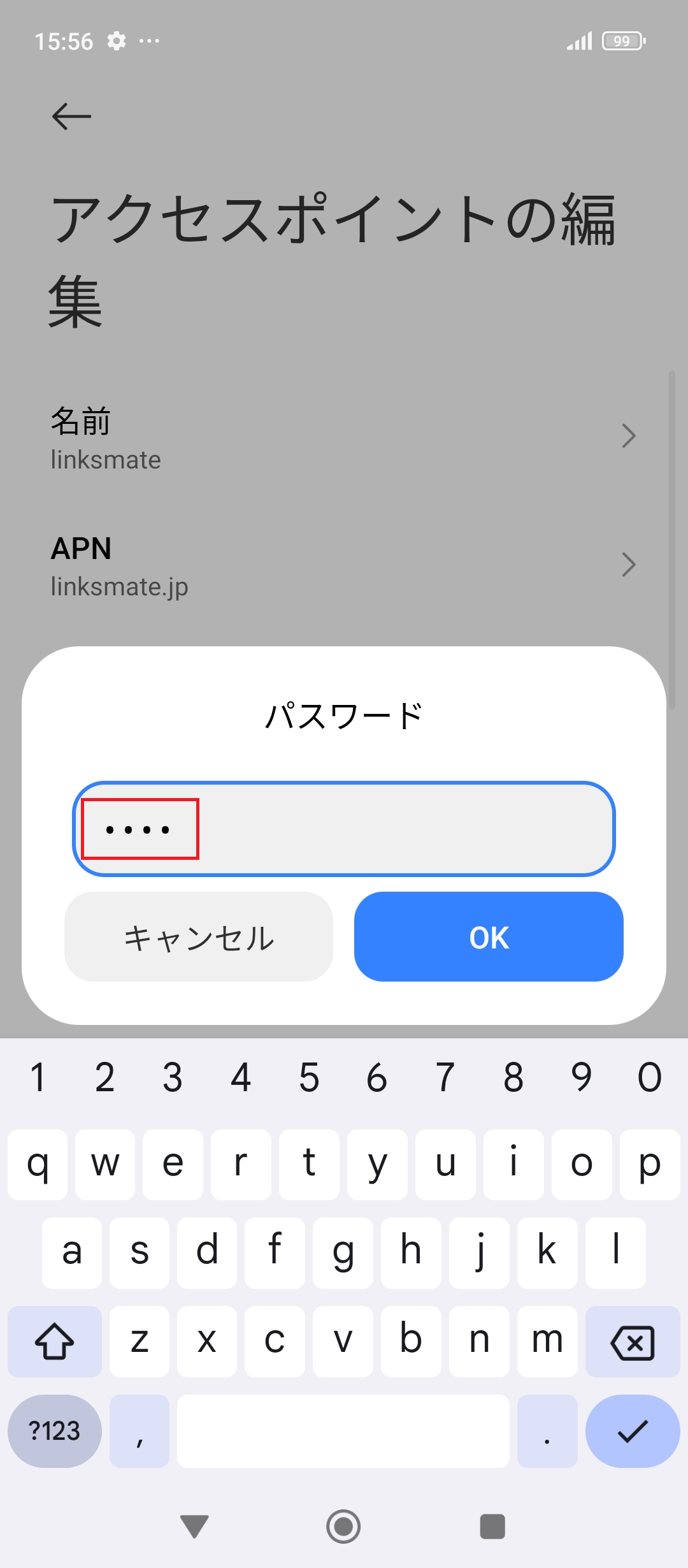STEP13の設定画面