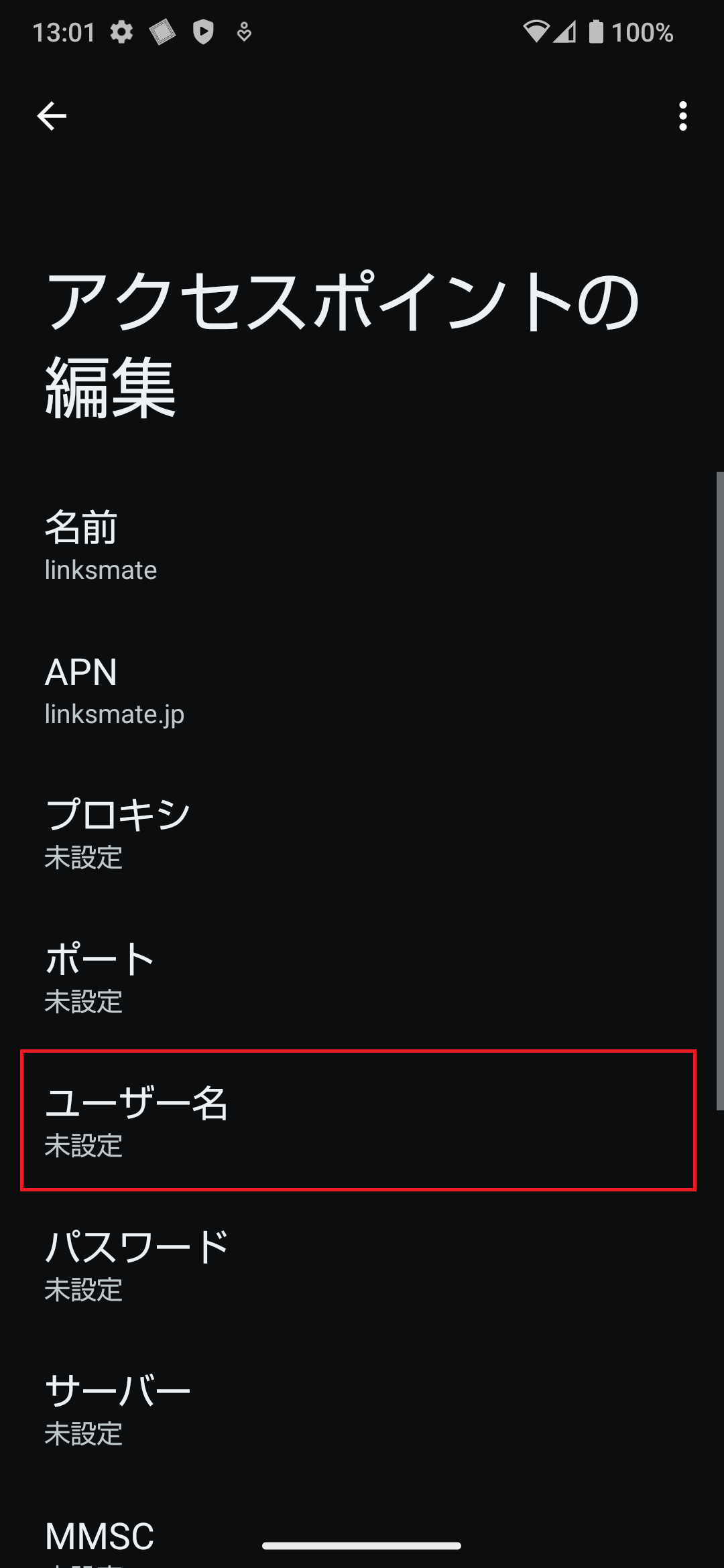 STEP11の設定画面