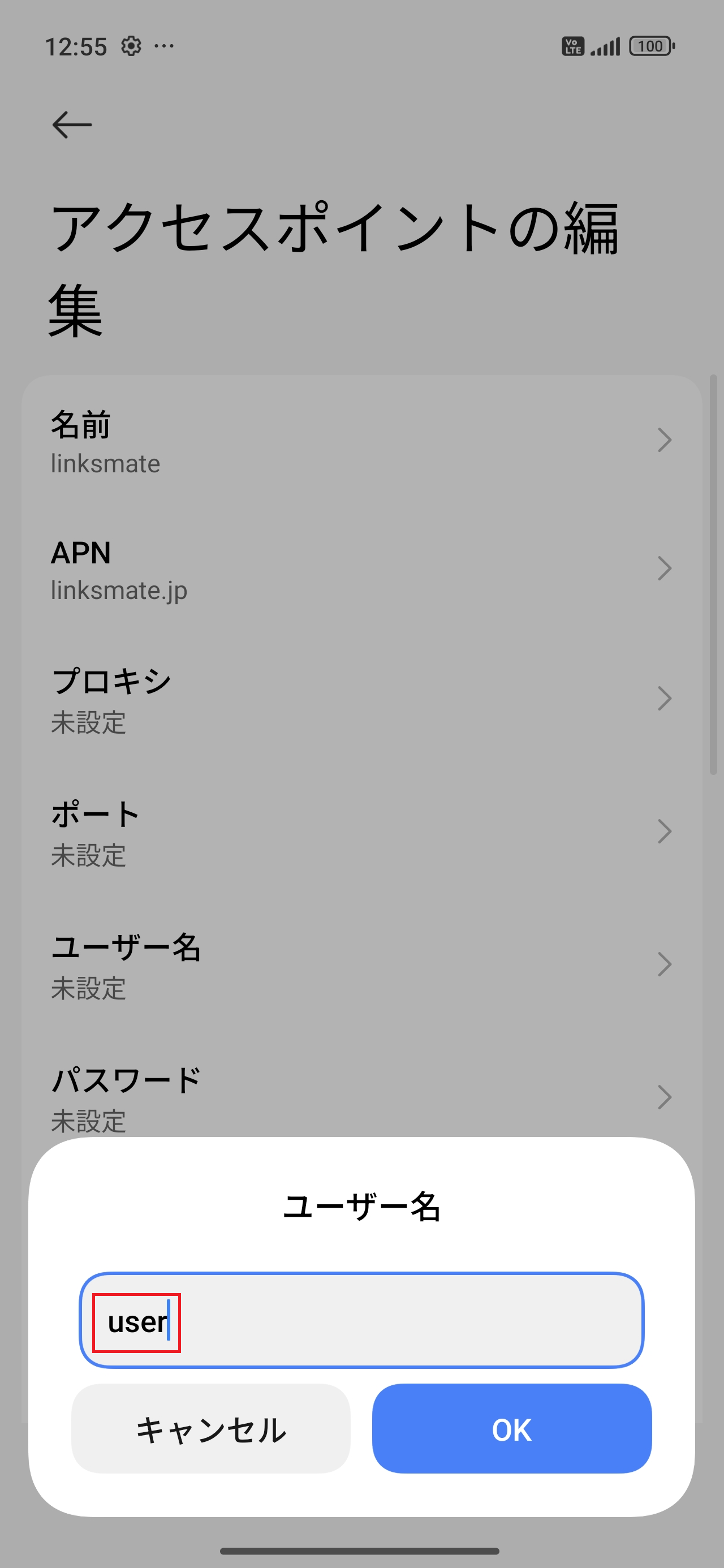 STEP11の設定画面